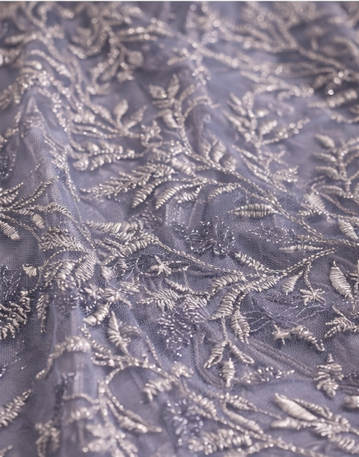 ÉLORIA Moonlit Garden Off-Shoulder Gown