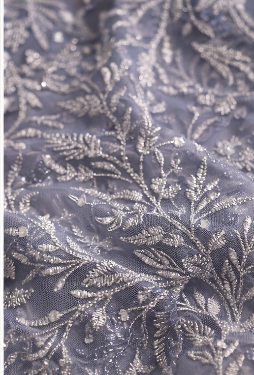 ÉLORIA Moonlit Lace Off-Shoulder Blouse  (Luxury Embroidered Top)